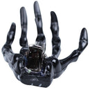 Fashion Punk Rock Devil Skeleton Hand Claw Hair Clips Black E4J4