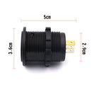 Waterproof 6-30V Red LED Digital Voltmeter Ammeter for Car Auto Motorcycle