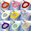 Bathroom Toilet Seat Closestool Washable Soft Warmer Mat Cover Pad Cushion Mat