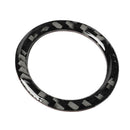 For Audi Q5 Q7 A5 A7 A4L Carbon Fiber Engine Start Stop Button Ring Cover Trim