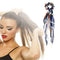 Retro Print Ribbon Hair Rope Women Ponytail Elastic Rubber Band (Style 4) A