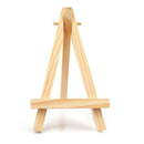 10 Sets Mini Display Easel With Canvas 8X8Cm Wedding Table Numbers Painting K2K6