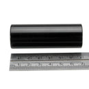 1pc Guitar Slide Black Stainless Steel Finger Knuck R9Z4