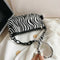 Fashion Zebra Print Women Handbag Tote Small PU Underarm Shoulder Bag (1)
