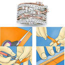 Zircon Stone Rings For Women Fashion Jewelry Engagement Wedding Ring Rose G