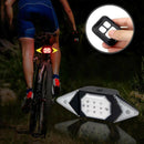 Intelligent Bike Turn Signal Indicator Light Wireless Remote Control Rear Lamp