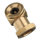 1/4" NPT Golden Tyre Inflator Valve Connector Air Chuck Ball Tire Clip Lock-OZ