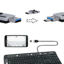 1x OTG Adapter USB to Micro USB Converter Flash Drive Connector for Android