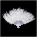 Phantom Party Supplies Fluffy Feather Hand Fan Fancy Elegant Props New Whit
