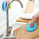 Silicone Dish Washing Sponge Scrubber Kitchen Cleaning antibacterial Tools 3c