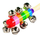 3 Christmas Hand Jingle Bells Hand Sleigh Bells Rainbow Shake Bells Ring Musical