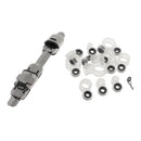 16pcs/pack Durable Fishing Rod Guides Reel Seat DIY Rod Building Replacement