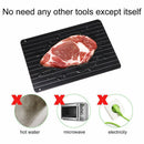 Fast Metal Thawing Plate Defrosting Tray Frozen Food meat Defrost Kitchen KS Bj