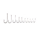 100Pcs Fishing Hooks Carbon Steel Bait Barbed Fishing Hooks Stainless Steel-FT