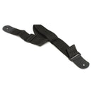 Black Adjustable Leather Ends Guitar Strap for Electric Acoustic Guitar Bassã€ ME