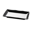 Serving Tray Drinks Snacks Bar Party Tray Black F 21x13x2.5cm
