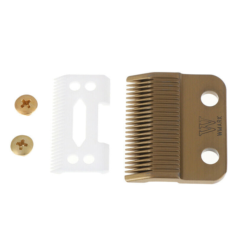 1Set Hair Clipper Blade Golden with Ceramic Blade for Cordless Clipper TwJ Gw