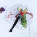 Summer Handheld Fan Chinese Folding Hand Fan Printed Paper Decorative gi FOF3C