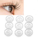 200Pcs Clear Individual Eyelash Glue Holder Quick Eye Lashes Blossom Cups