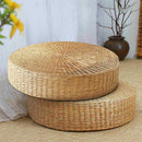 40cm Tatami Cushion Round Straw Weave Handmade Pillow Floor Yoga Chair Seat Z1Q6