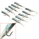 10 Pieces 70mm Soft Silicone Simulation Fish Fishing Lures Baits Tackles New