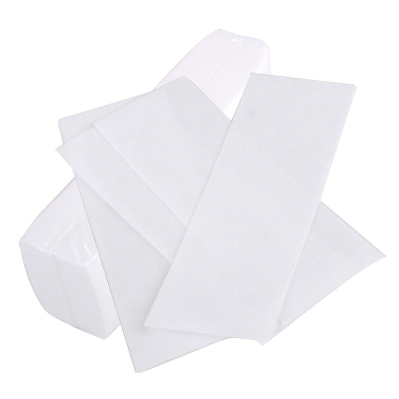 100pcs Non-woven Hair Removal Paper Depilatory Epilator Wax Strip Waxing Tools
