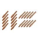 20pcs 45mm Contact Nozzle Tip for MAG/MIG Gas Shielded Welder Fit 0.8mm+1mm