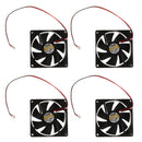 80 mm Computer PC CPU Case Cooling Fans DC 12V 80mm Fan 8025 High Performance