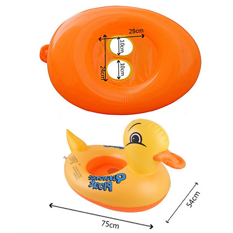Duck Float Kids Inflatable Baby Toddler Swimming Swim Seat Pool Animal_Ring& Gw
