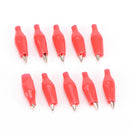 10X Leads HOT for Electrical Jumper Wire Test Cable Alligator Clip 28mm~ JR