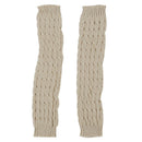 Foot Knee Socks Sexy Leg Warmers Thick Womens Beige