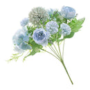 2 Pieces 7 Head Artificial Peony Hand Flower Bouquet for Home Garden Wedding