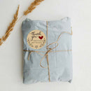 500PCs Handmade Thank You Stickers Paper Seal Labels Round Stationery DecorSEAU