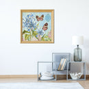 5D DIY Diamond Painting Flower Butterfly Full Round Embroidery Kit (LG126) A