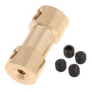 1x High Torque Brass Flexible Shaft Coupling Coupler Winding Connector Joint 2mm