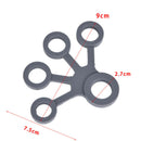 1pc Finger Hand Grip Silicone Ring Gripper Strengthener Exerciser Trainer BandME