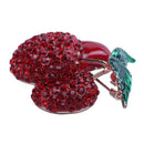 Red Cherry Brooches for Women Cherry Fruits Party Weddings Banquet Brooches