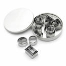 Cookie Cutter 24 Pcs/set Stainless Steel Fondant Cake Baking Mold Round Hea W4E7