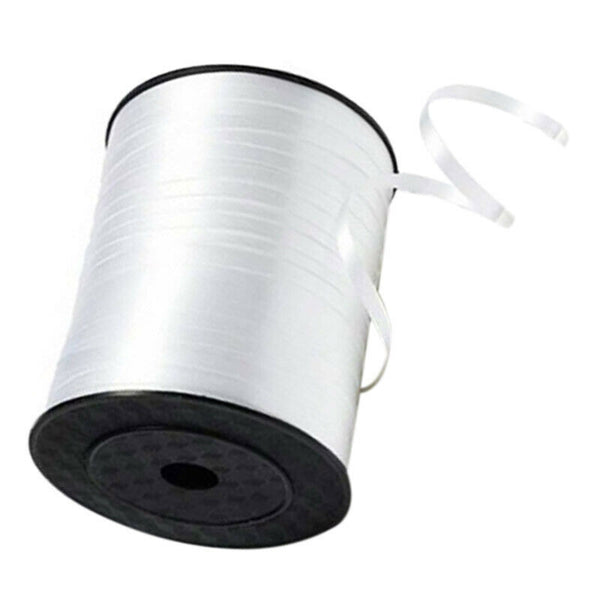 1 Roll Balloon Ribbon 225m 5mm for Wedding Partyï¼ˆwhiteï¼‰