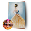 Diamond Painting Dress Girl Cross Stitch 5D DIY Special Shaped Embroidery A