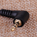 Short 10cm Right Angle 3.5mm Jack to Jack Male to Male 3.5mm Aux Audio Cable