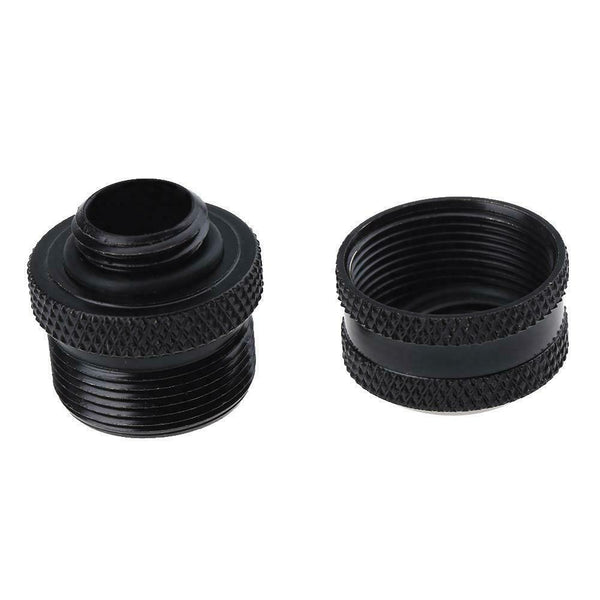 G1/4 Brass Connector for 14mm OD PC Water Cooling System Tubes(Black)