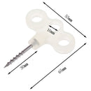 5x Screw Spike Hook Rope Buckle Travel Ground Pin Night Vision Tent Nail OZ