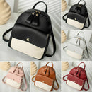 Women Girls School Bag Pu Leather Backpack Mini Backpack Purse Travel Handb T7M7