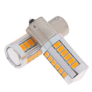 2x 1156 BA15S P21W 33 SMD LED Daytime Running Light Yellow Bulb Super BrightA3C