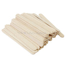 100Pcs Disposable Wax Spatula Body Hair Removal Waxing Stick Wooden Applicator