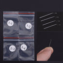 4 Pcs Ventilating Needles +1 Brasss Holder Make/Making/Repair Lace Wigs Tou B1L6