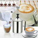 Coffee Latte Hot Chocolate Milk Frother Whisk Frothy Blend Mixer Whisker 400ml