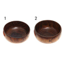 Wood Small Bowl Food Rice Serving Soup Dining Kitchen Salad New 17.5x7cm