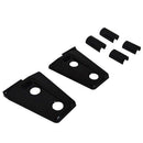 8Pcs ABS Black Door Hinge Covers Trim for 2007-2017 Jeep Wrangler JK JKU 4D F2X6
